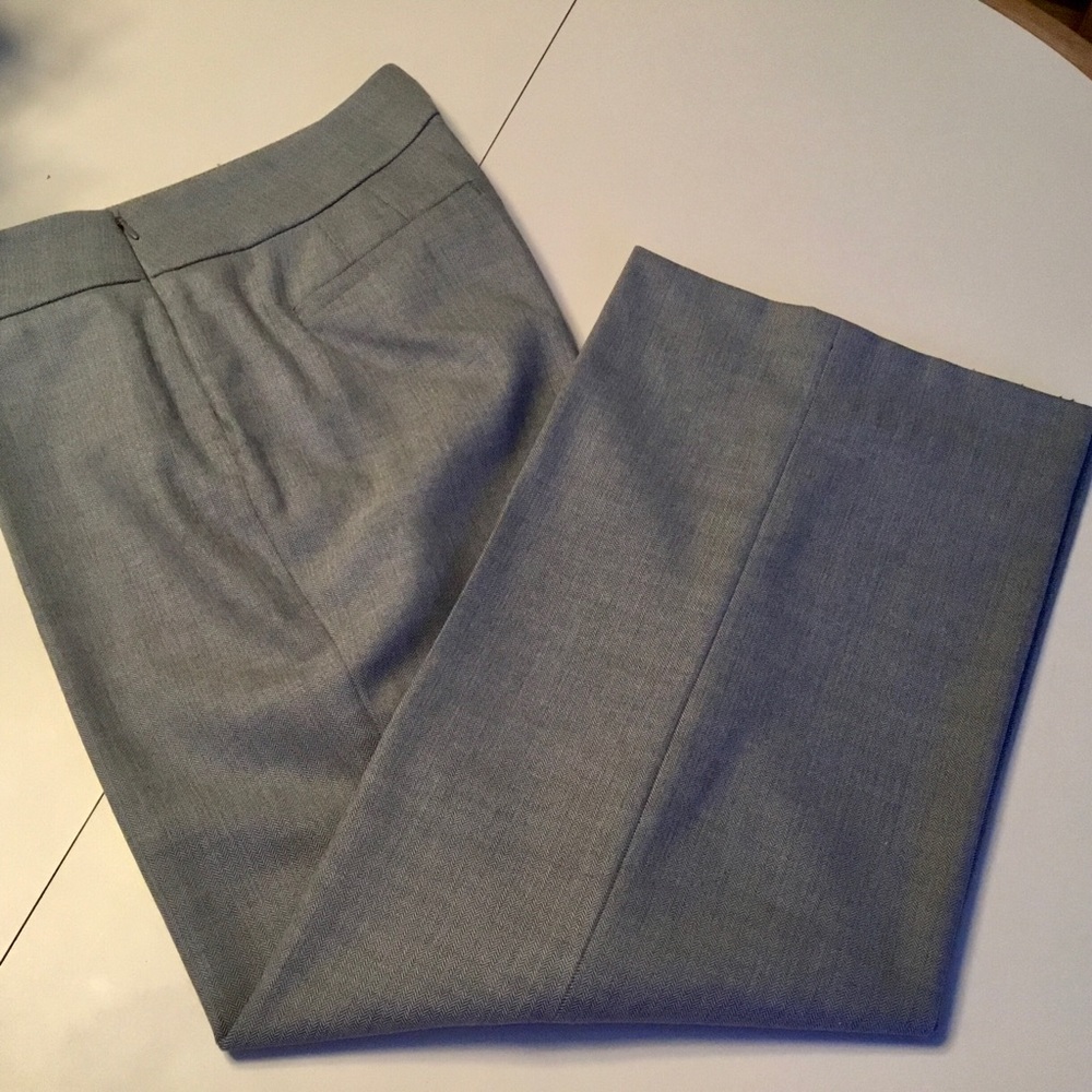Ann Taylor Gray Straight Leg Pants